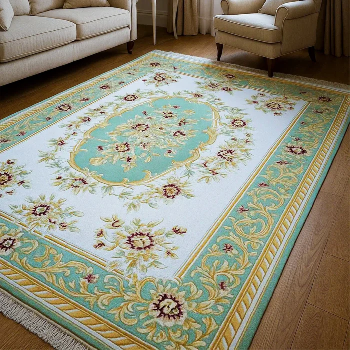 ZAREENA Acrylic & Shrink Wool Rug