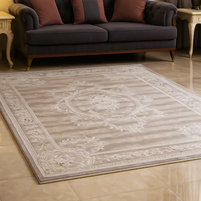 ZAREENA Acrylic & Shrink Wool Rug