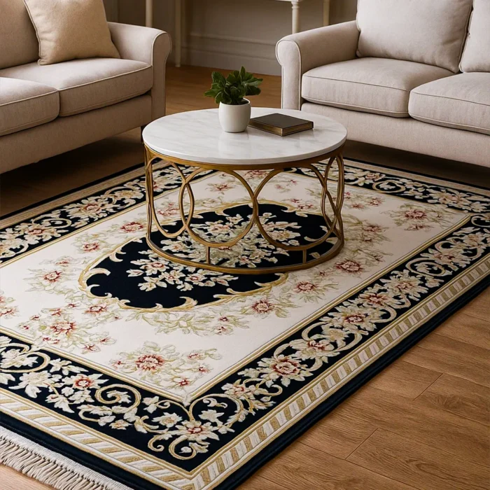 ZAREENA Acrylic & Shrink Wool Rug