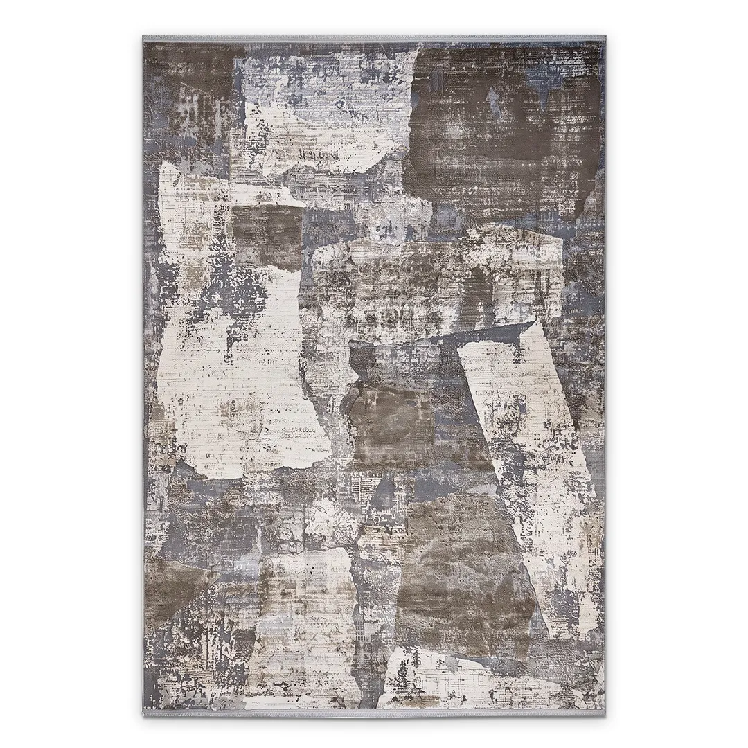 02 Dragos Carpet – Turkish silk and acrylic shrink rug by Lavender Carpets – design 1